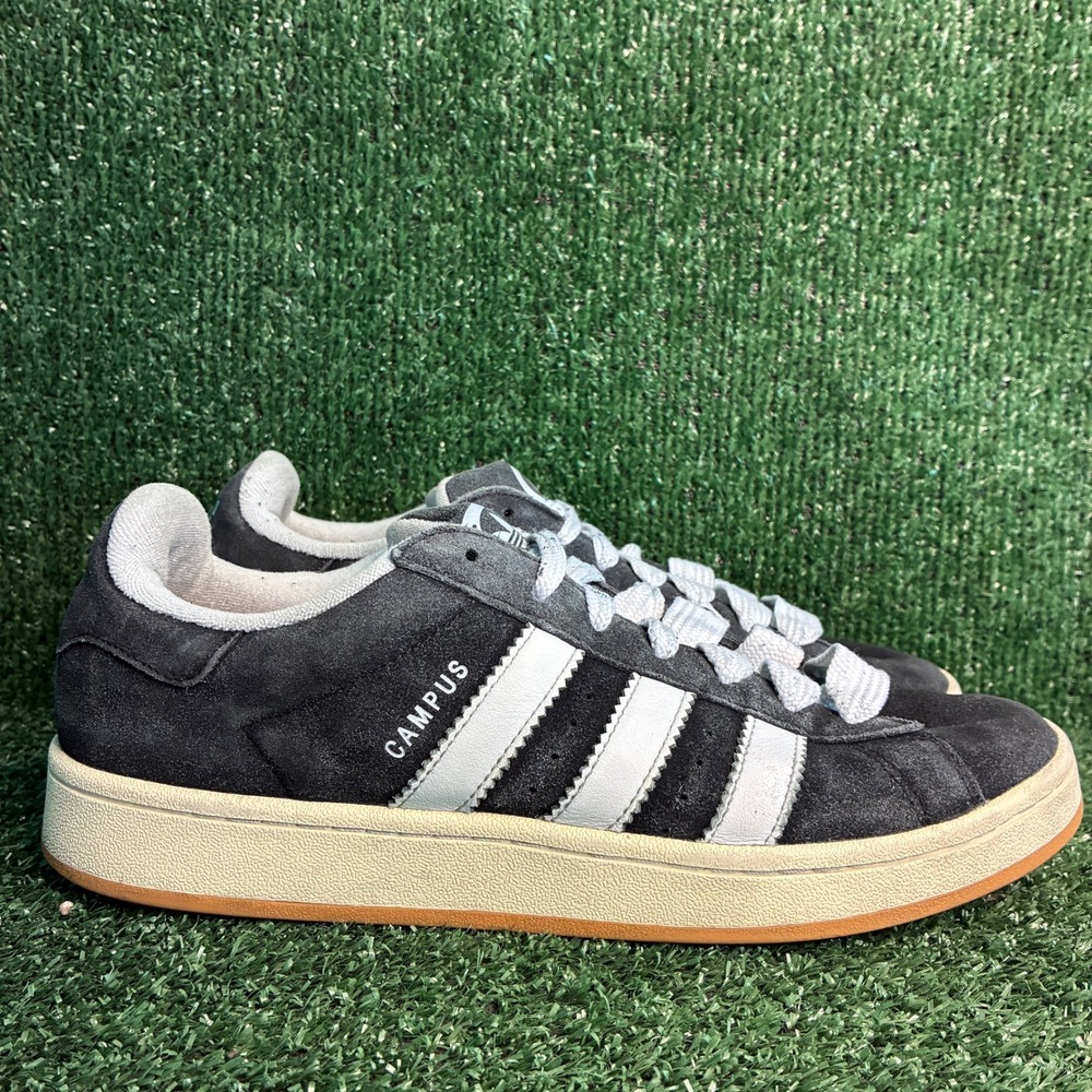 Adidas Campus 00s HQ8708 Gum Suede Skater Sneaker Core Black Off White Mens 10.5